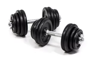 Hantle 30kg Żeliwne zestaw 2x15kg marki Abarqs - Hantle i ciężarki - miniaturka - grafika 1