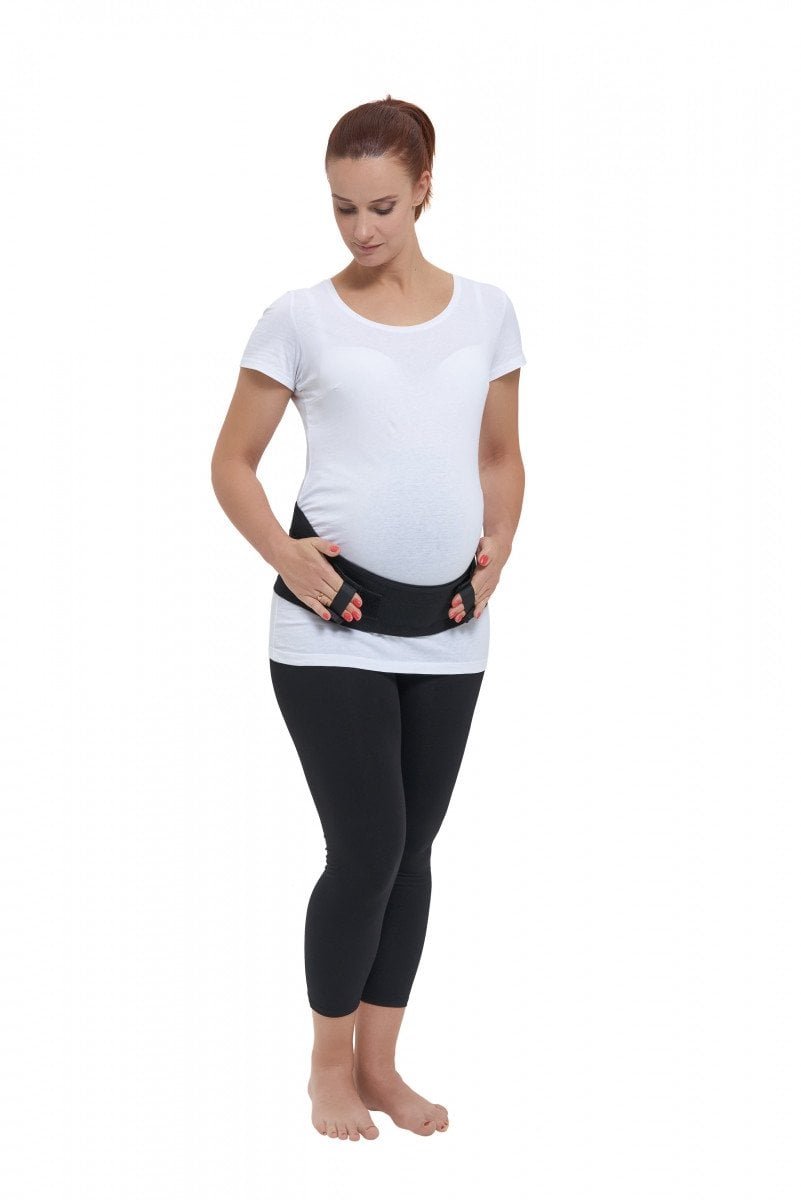 GABI belt for pregnancy, size M, black, KVP-2RG M