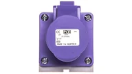 Gniazdka elektryczne - PCE Gniazdo stałe 24V 16A 24V/~50-60Hz 2P IP44 - miniaturka - grafika 1