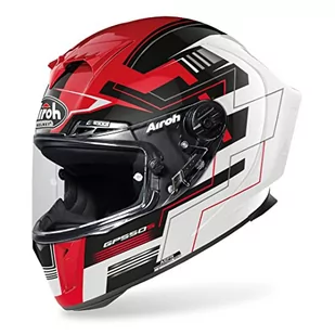 Airoh Mixed Gp55 Hełm, RED GLOSS, M EU - Kaski motocyklowe - miniaturka - grafika 1