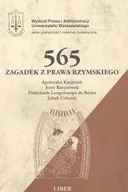 Prawo - 565 Zagadek z Prawa Rzymskiego - miniaturka - grafika 1
