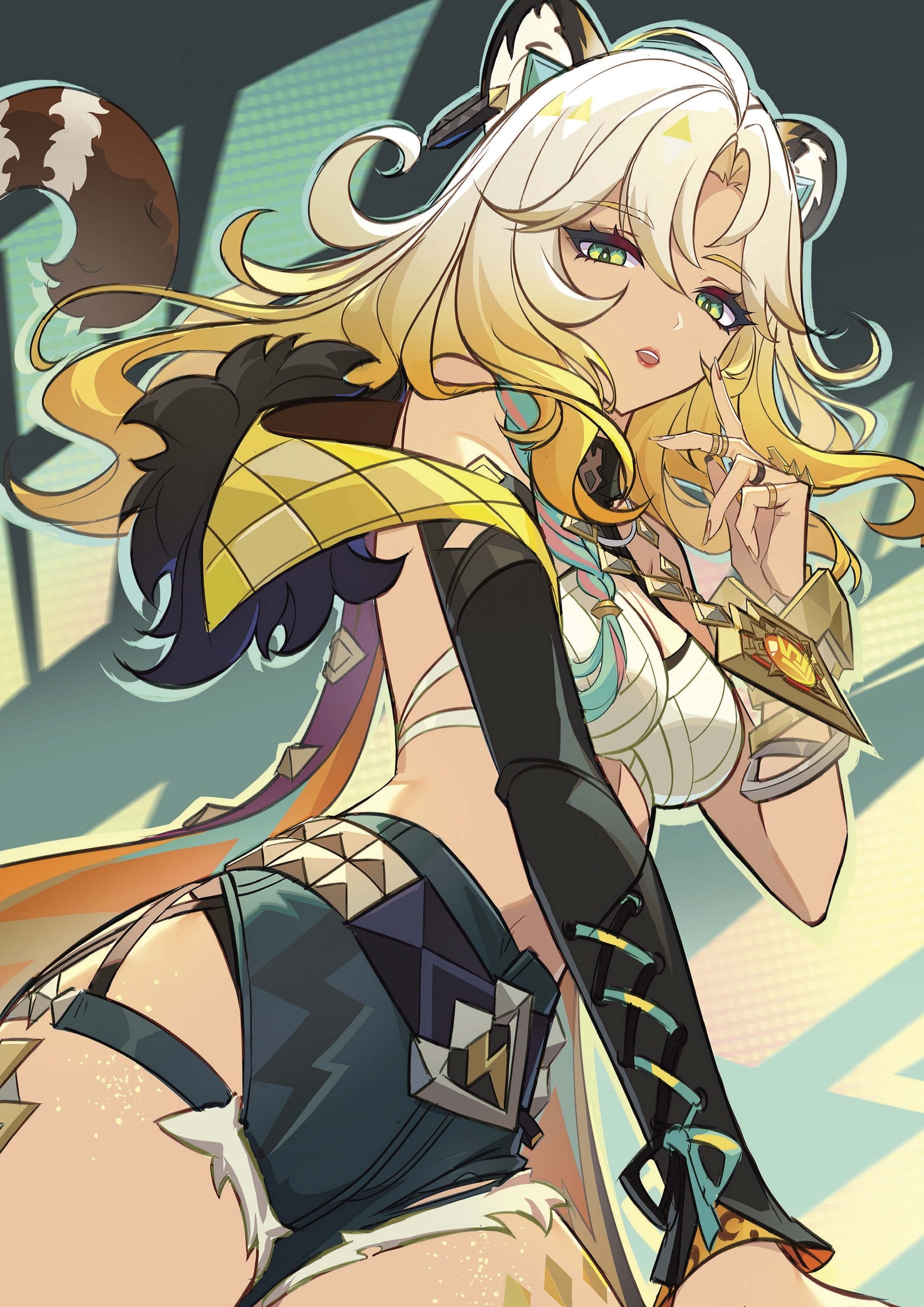 Plakat A3 Genshin Impact Anime Gra Xilonen