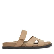 Klapki i japonki damskie - Klapki Gino Rossi MOIRA-E2527666 Beżowy - miniaturka - grafika 1