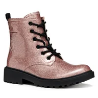 Buty dla dziewczynek - Botki Geox J Casey J9420G 000KC C8014 S Różowy - miniaturka - grafika 1