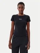 Koszulki i topy damskie - New Balance T-Shirt WT51958 Czarny Slim Fit - miniaturka - grafika 1