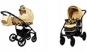 Wózki dziecięce - BabyLux LARGO Alu 2w1 Gold Rainbow - miniaturka - grafika 1