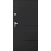 Drzwi zewnętrzne - Drzwi zewnętrzne LUNA antracyt 80 prawe - miniaturka - grafika 1