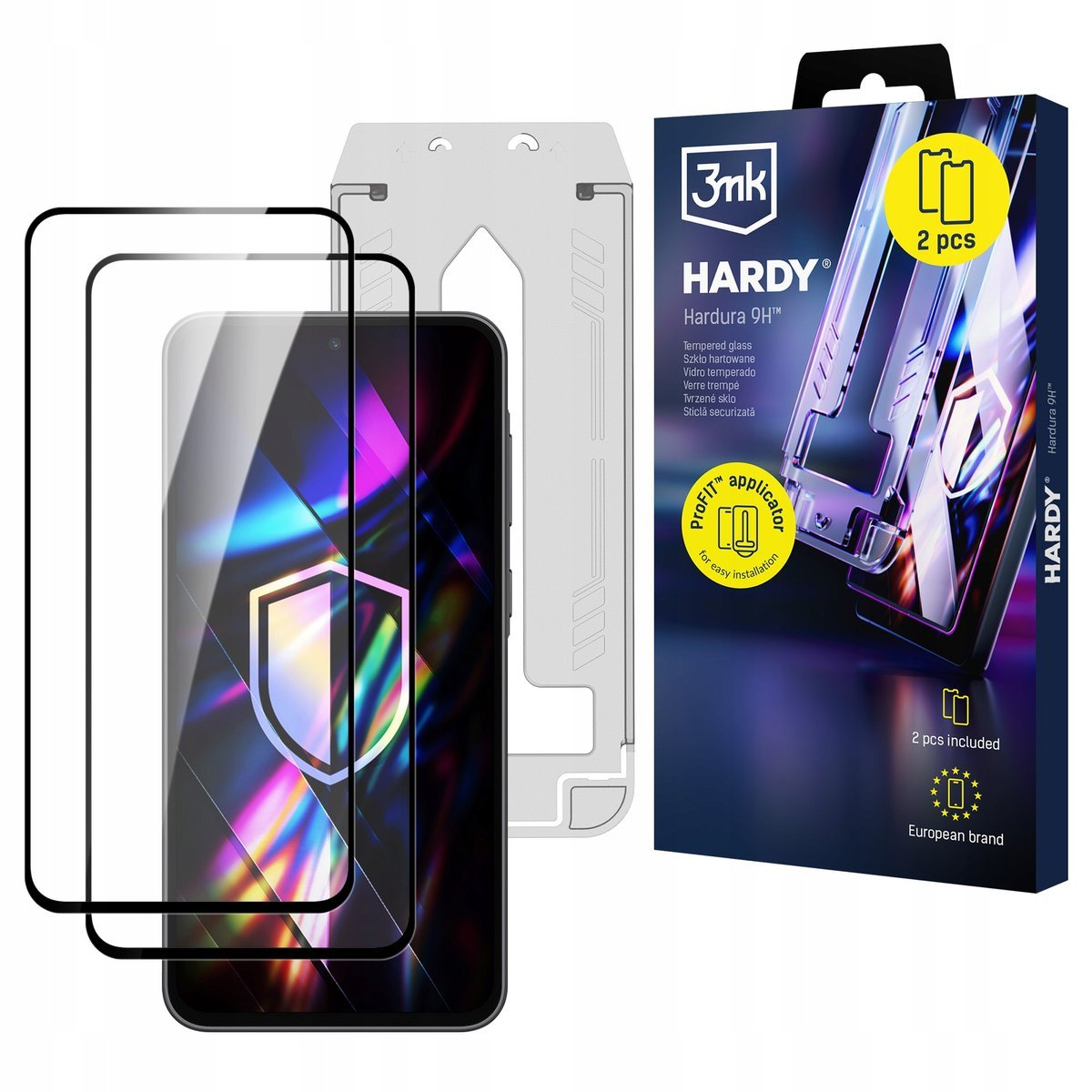 Mocne szkło hartowane z aplikatorem 3mk Hardura 9H do Samsung Galaxy A36