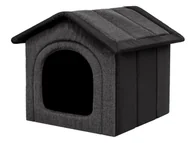 Budy dla psów - HOBBYDOG Buda dla psa INARII Grafit z czarnym R4 - miniaturka - grafika 1