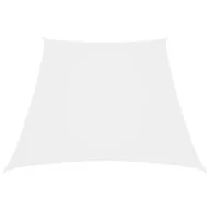 Parasole ogrodowe - VidaXL Żagiel ogrodowy, tkanina Oxford, trapezowy, 4/5x3 m, biały 135298 VidaXL - miniaturka - grafika 1