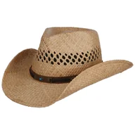 Czapki męskie - Kapelusz Rafii Rifterson Western by Stetson, naturalny, XXL (62-63 cm) - miniaturka - grafika 1