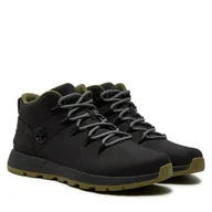 Sneakersy męskie - Sneakersy Timberland Mid Lace Sneaker TB0A6DQDELK Czarny - miniaturka - grafika 1