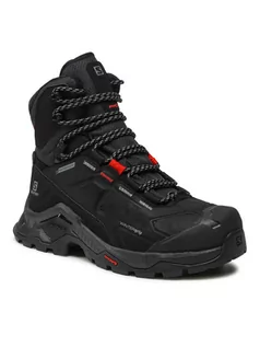 Kozaki damskie - Salomon Trekkingi Quest Winnter Thinsulate Climasalomon Waterproof 413666 20 V0 Czarny - grafika 1