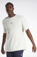 Koszulki męskie - REEBOK - T-SHIRT MĘSKI - CL SV TEE HS7156 koszulka szara krój klasyczny - miniaturka - grafika 1