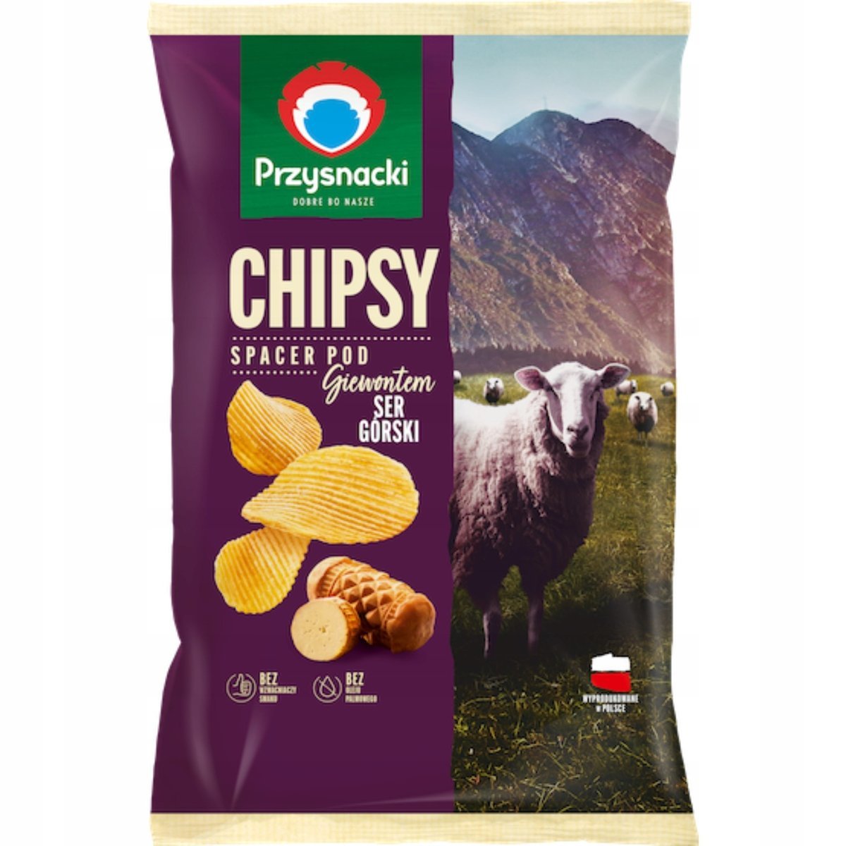 Przysnacki chipsy o smaku sera górskiego 30 g