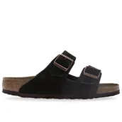 Klapki i japonki męskie - Klapki męskie Birkenstock Arizona 1027077 - brązowe - miniaturka - grafika 1