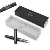 Zestawy piśmiennicze - Pióro Wieczne Parker Vector XL Czarne M z grawerem - miniaturka - grafika 1