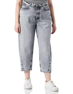 Spodnie damskie - Pepe Jeans Dżinsy damskie Addison, Szary (denim-wr6), 33W - miniaturka - grafika 1