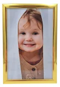 Ramki na zdjęcia - Ramka na zdjęcie 21x29,7 A4 Simple Gold jasnozłota - miniaturka - grafika 1