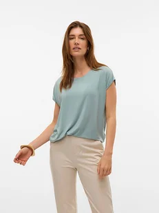 Vero Moda Koszulka w kolorze błękitnym - Koszulki i topy damskie - miniaturka - grafika 1