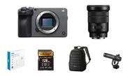 Plecaki - Kamera Sony FX30 + Sony E 18-105 mm f/4.0 G - SELP18105G + Ładowarka dwukanałowa Newell DL-USB-C i dwa akumulatory NP-FZ100 do Sony + Karta ExAscend Catalyst UHS-II V60 128GB + Plecak Lowepro Tahoe BP 150 czarny + Synco M1 + studencki cashback 1100 zł - miniaturka - grafika 1
