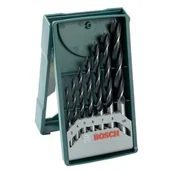 Wiertła - Bosch Zestaw wierteł 7-częściowy do drewna X-Line Czarna/Srebrna - miniaturka - grafika 1
