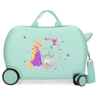 Joumma Disney Princess Celebration Walizka dziecięca niebieska 45 x 31 x 20 cm twarda ABS 28,4 L 1,8 kg 4 koła bagaż podręczny, Niebieski, walizka dziecięca - Walizki - miniaturka - grafika 1