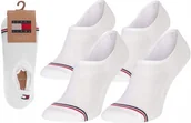 Skarpetki męskie - TOMMY HILFIGER JEANS SKARPETY STOPKI 39-42 BIAŁE - miniaturka - grafika 1