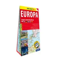 Europa papierowa mapa samochodowa 1:4 000 000 - Opracowanie zbiorowe - książka - Przewodniki - miniaturka - grafika 1