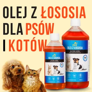 LAB V Olej z łososia dla psów i kotów 2x500ml - Suplementy i witaminy dla psów - miniaturka - grafika 2