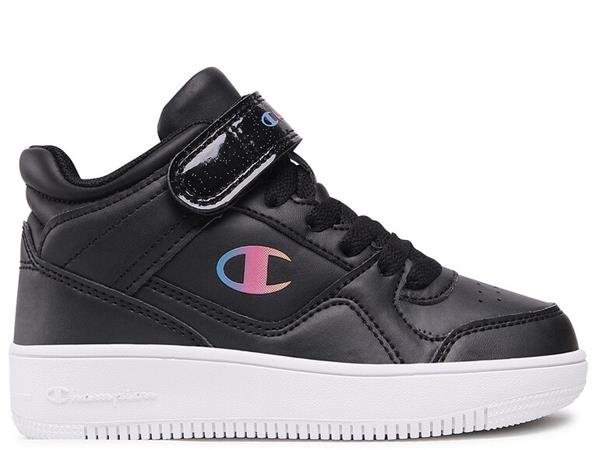 Buty dziecięce Champion S32489KK006 REBOUND VINTAGE MID G PS Czarne