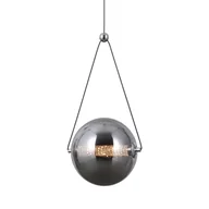 Lampy sufitowe - Zwieszana lampa Rastia PND-34361-M-CH-SG Italux LED 9W 3000K bańka chrom - miniaturka - grafika 1
