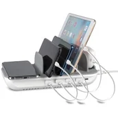 Stacje dokujące do telefonów - 4SMARTS Ładowarka indukcyjna Family Evo 63W Biały - miniaturka - grafika 1