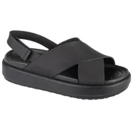 Sandały damskie - Buty do chodzenia damskie Crocs Brooklyn Luxe Strap - miniaturka - grafika 1