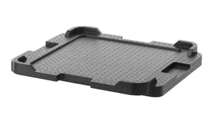 Adapter EPP do wózka CD4060 na pojemnik EPPMFBE122110 Cambro czarny 698x622x(H)70mm - Wózki na żywność - miniaturka - grafika 1