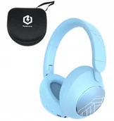 Słuchawki - PowerLocus Bluetooth Headphones Orion BLUE - miniaturka - grafika 1
