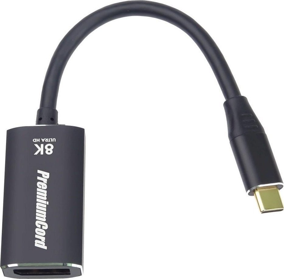 Kabel USB PremiumCord PREMIUMCORD Adaptér USB-C na DisplayPort DP1.4 8K@60Hz a 4k@120Hz