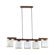 Lampy sufitowe - Lampa wisząca K-1445 BRĄZ/ZŁOTY - miniaturka - grafika 1