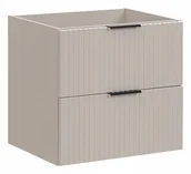 Szafki łazienkowe - Kaszmirowa szafka pod umywalkę 60 cm Adel Cashmere 82-60-2S z szufladami - miniaturka - grafika 1