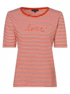 Koszulki i topy damskie - Franco Callegari - T-shirt damski, pomarańczowy|biały - miniaturka - grafika 1