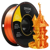 Filamenty i akcesoria do drukarek 3D - ERYONE Dual Color Silk PLA Filament for 3D Printers, 1.75mm Tolerance /- 0.03mm, 1kg (2.2LBS)/Spool - Gold and Copper - miniaturka - grafika 1