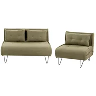 Sofy i kanapy - Komplet wypoczynkowy 3-osobowy oliwkowy VESTFOLD - miniaturka - grafika 1