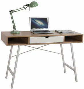 Eleganckie metalowe biurko z szufladą Carbon 19X - Biurka - miniaturka - grafika 1