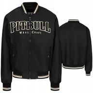 Kurtki męskie - PITBULL WEST COAST KURTKA MĘSKA PIKOWANA PRZEJŚCIOWA DETROIT CZARNA S - miniaturka - grafika 1