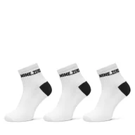 Skarpetki męskie - Zestaw 3 par wysokich skarpet męskich Jack&Jones Jacbeijing 12273827 Biały - miniaturka - grafika 1