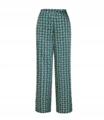 Spodnie damskie - Pepe Jeans Spodnie Damskie Zielone w Kwiaty S P9b - miniaturka - grafika 1