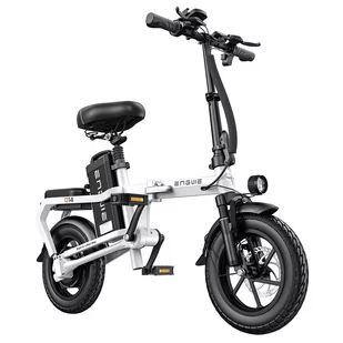 ENGWE O14 Electric Bike 14*2.125 inch Tire 48V 250W Motor 25km/h Speed 15.6Ah Battery 82km Mileage - White - Rowery elektryczne - miniaturka - grafika 1