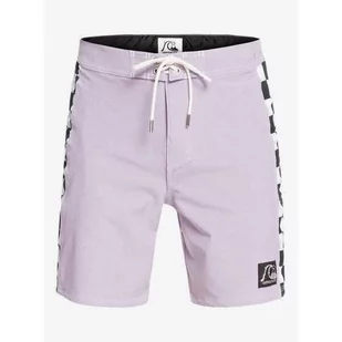 Spodenki kąpielowe męskie Quiksilver Highline Checker Arch 18 fioletowe - Kąpielówki męskie - miniaturka - grafika 1