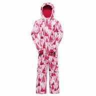 Kombinezony dla dzieci - ALPINE PRO Kombinezon dziecięcy zimowy PTX 8000 Kiremo różowy r.104-110 - miniaturka - grafika 1