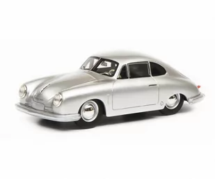 Schuco Porsche 356 Gmund Coupe Silver 1:43 450879800 - Samochody i pojazdy dla dzieci - miniaturka - grafika 1